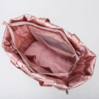 Metallic Puffer Tote - Che Cose Belle