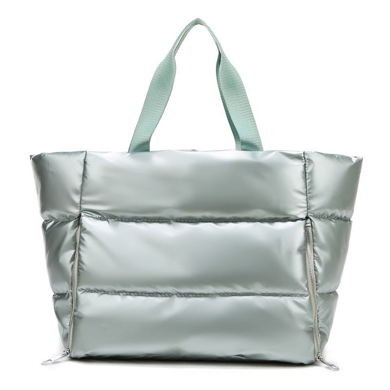 Metallic Puffer Tote - Che Cose Belle