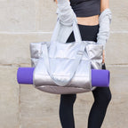 Metallic Puffer Tote - Che Cose Belle