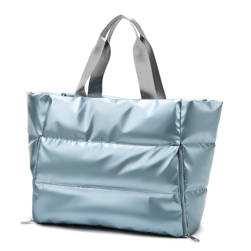Metallic Puffer Tote - Che Cose Belle