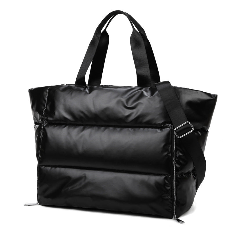 Metallic Puffer Tote - Che Cose Belle