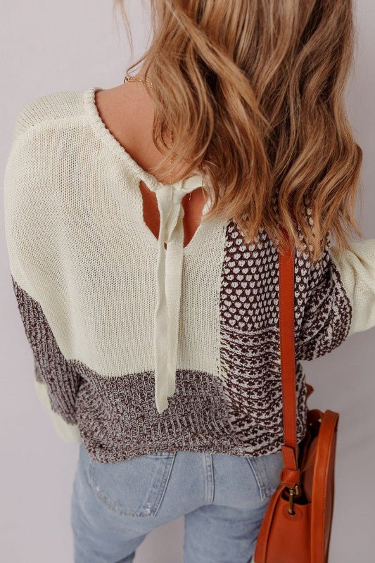 Mia Drop Shoulder Loose Sweater - Che Cose Belle