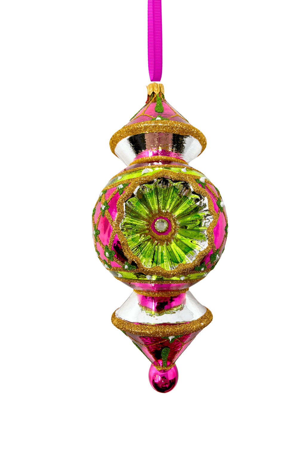 Miami Reflector Glass Ornament - Che Cose Belle