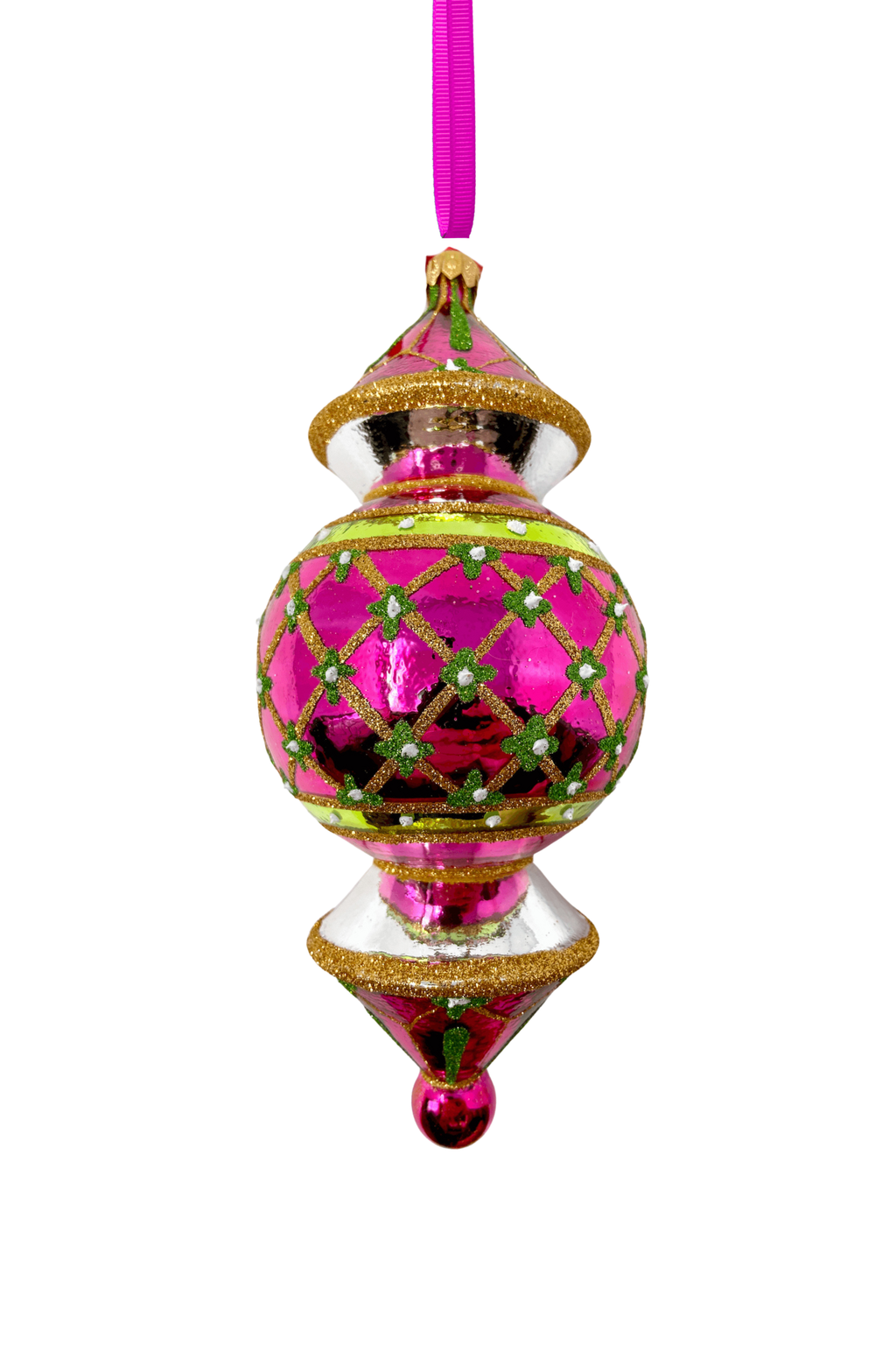 Miami Reflector Glass Ornament - Che Cose Belle