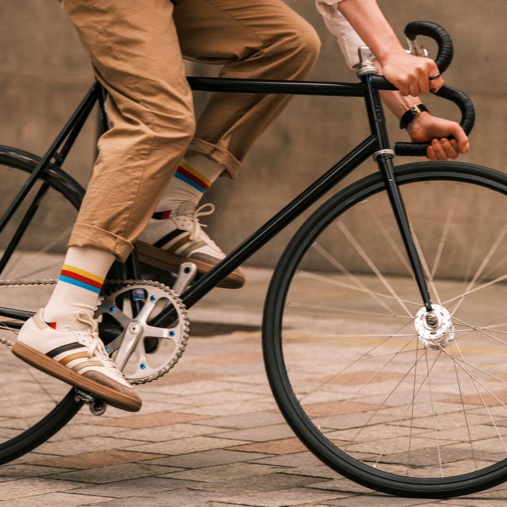 Mid - Stripe Crew Sock - Che Cose Belle