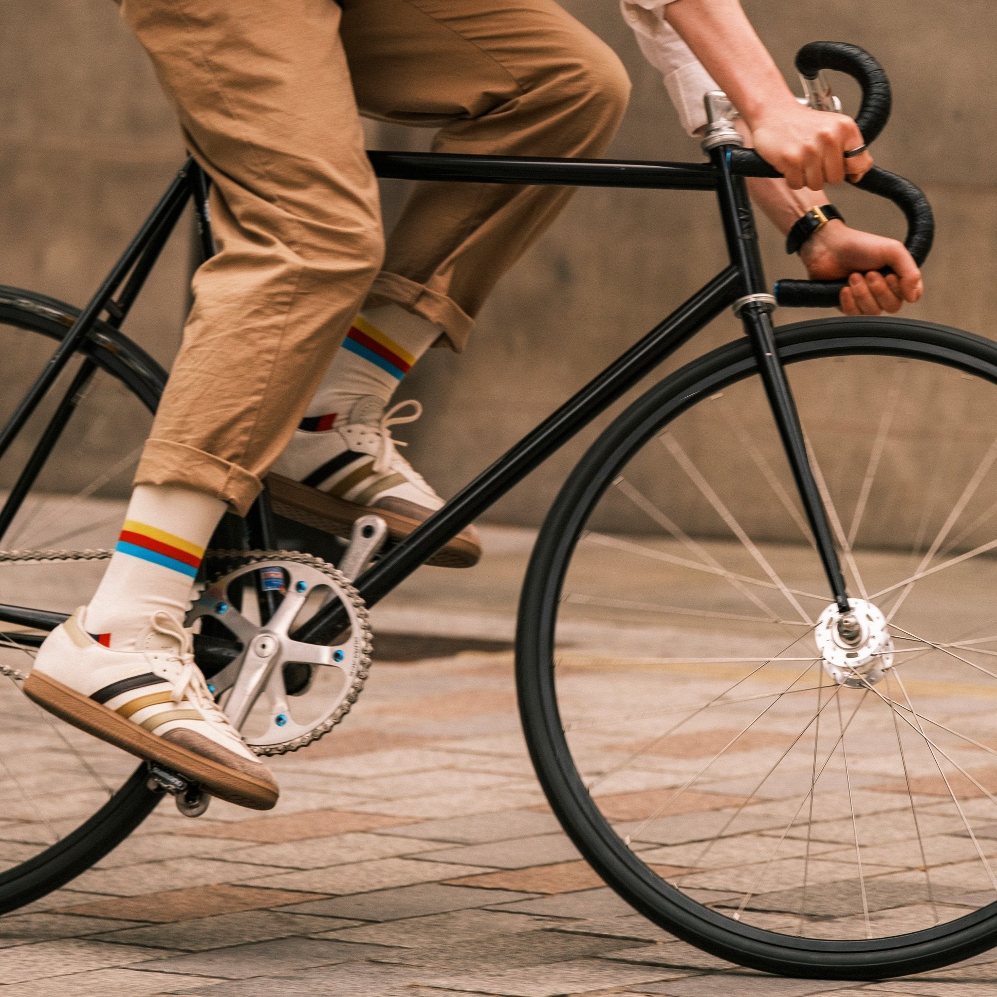Mid - Stripe Crew Sock - Che Cose Belle