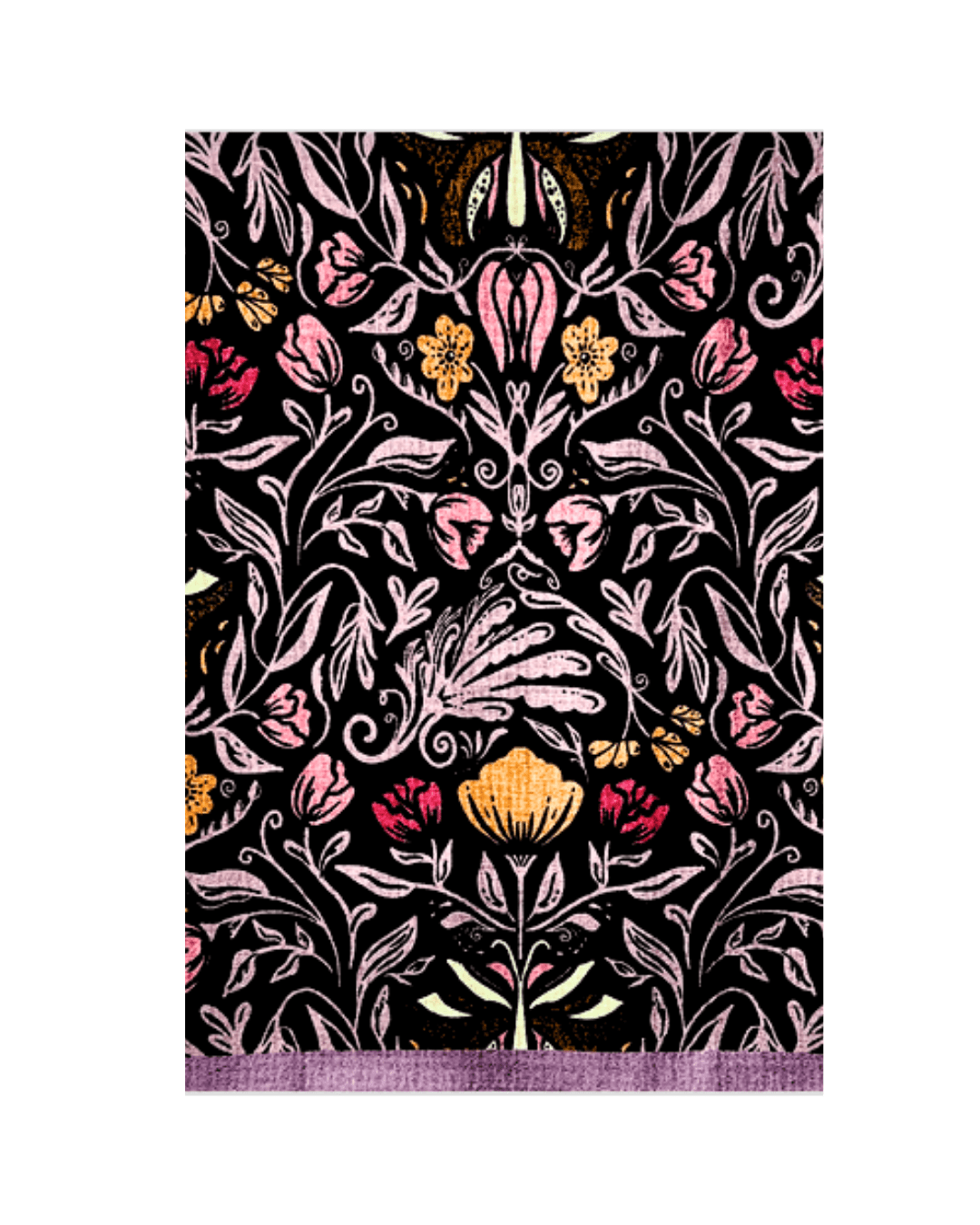 Midnight Garden Double-Sided Tea Towel - Che Cose Belle