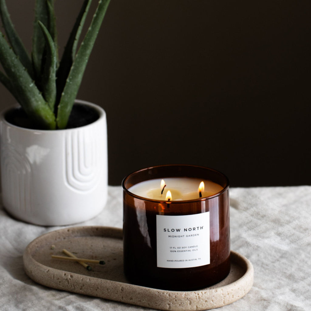 Midnight Garden (Lavender + Rosemary + Geranium) - Signature 3 - Wick Candle - Che Cose Belle