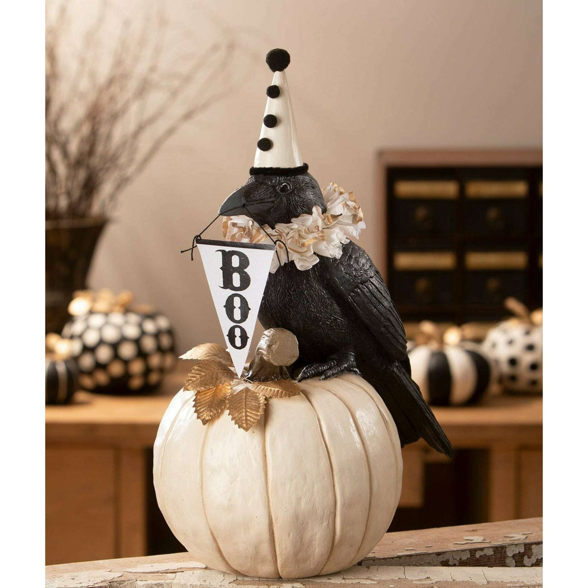 Midnight Messenger Crow | Halloween Decor | Bethany Lowe - Che Cose Belle