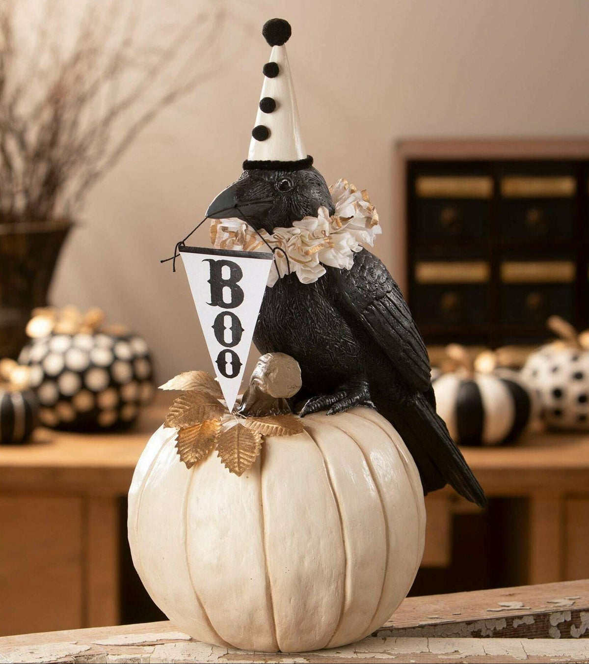 Midnight Messenger Crow | Halloween Decor | Bethany Lowe - Che Cose Belle