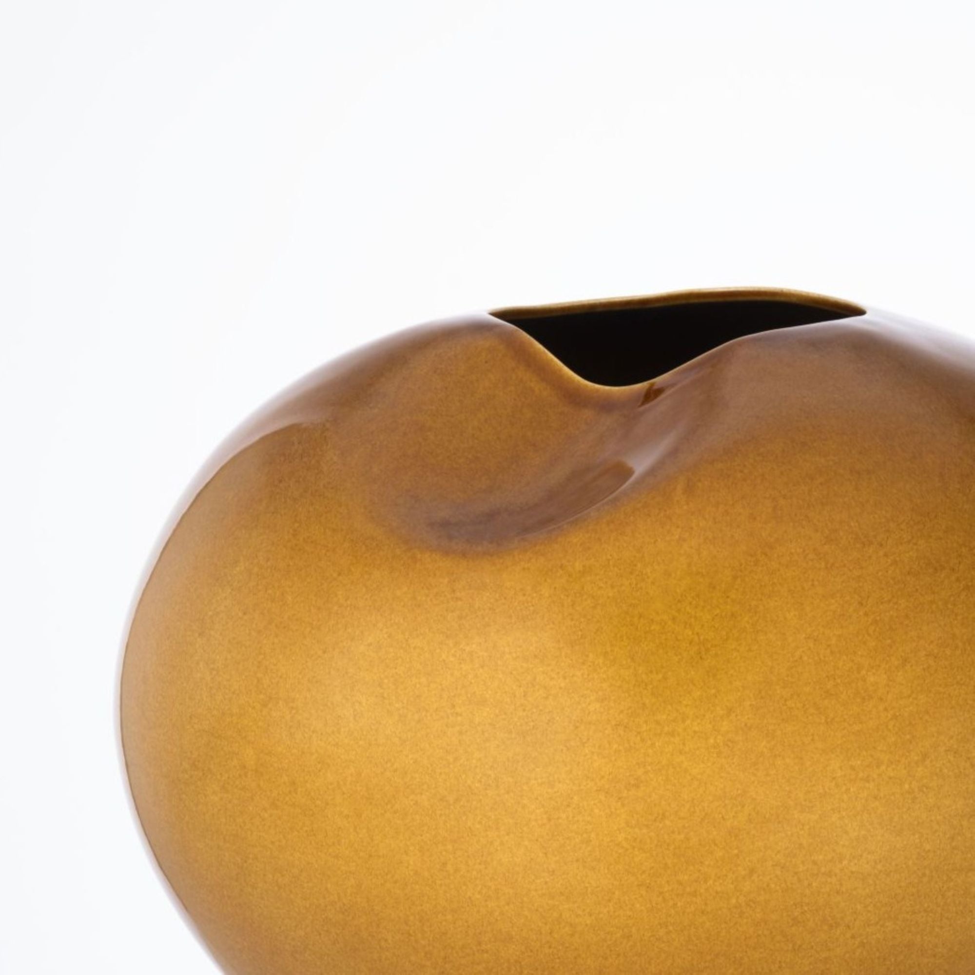 Milan Honey Sculptural Vase - Che Cose Belle