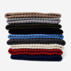 Milano (light blue) - Italian 100% cashmere ribbed beanie (unisex) - Che Cose Belle