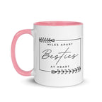 Miles Apart But Besties at Heart Mug - Che Cose Belle