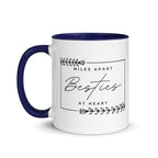 Miles Apart But Besties at Heart Mug - Che Cose Belle