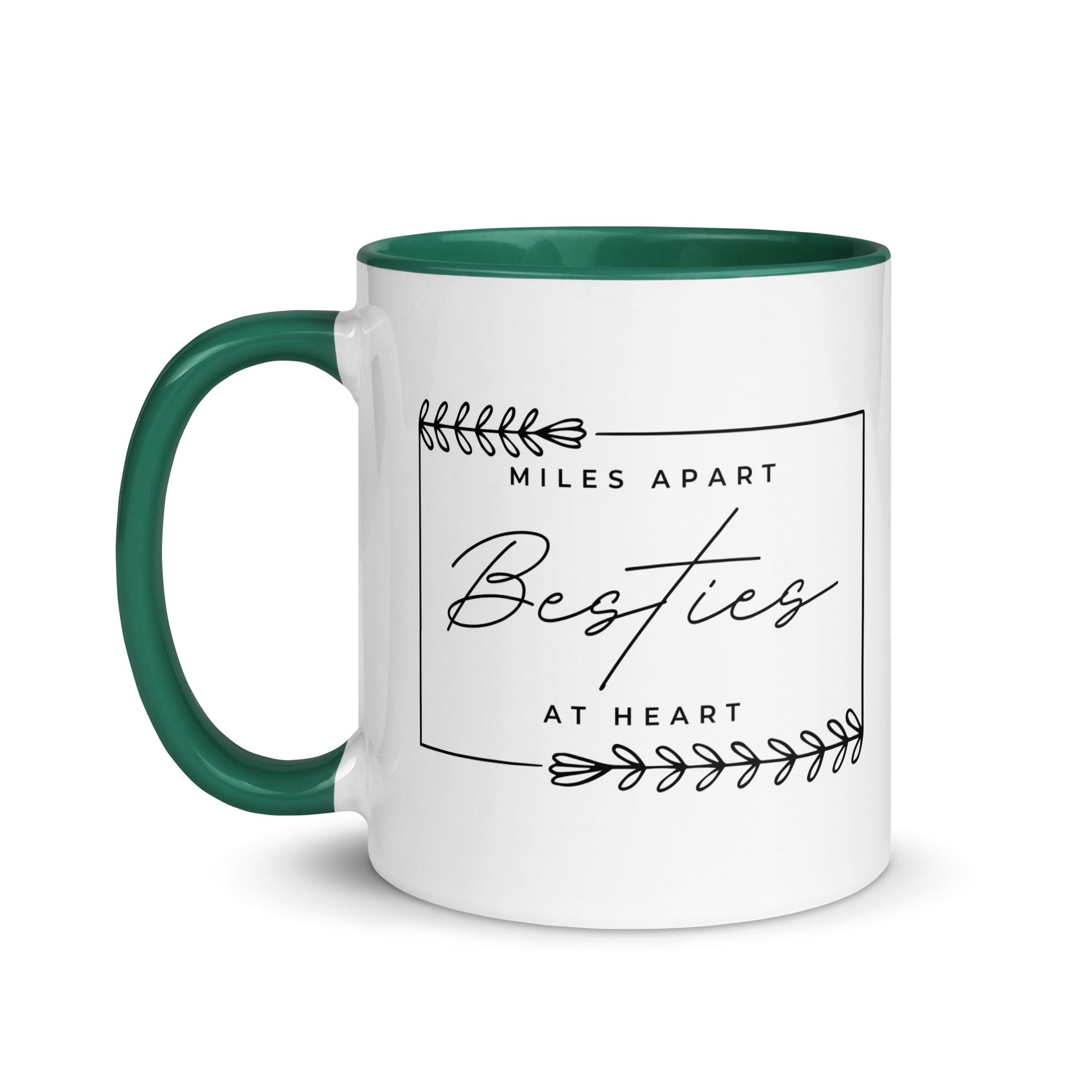 Miles Apart But Besties at Heart Mug - Che Cose Belle