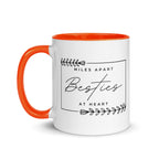 Miles Apart But Besties at Heart Mug - Che Cose Belle