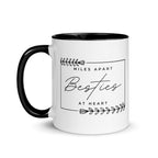 Miles Apart But Besties at Heart Mug - Che Cose Belle