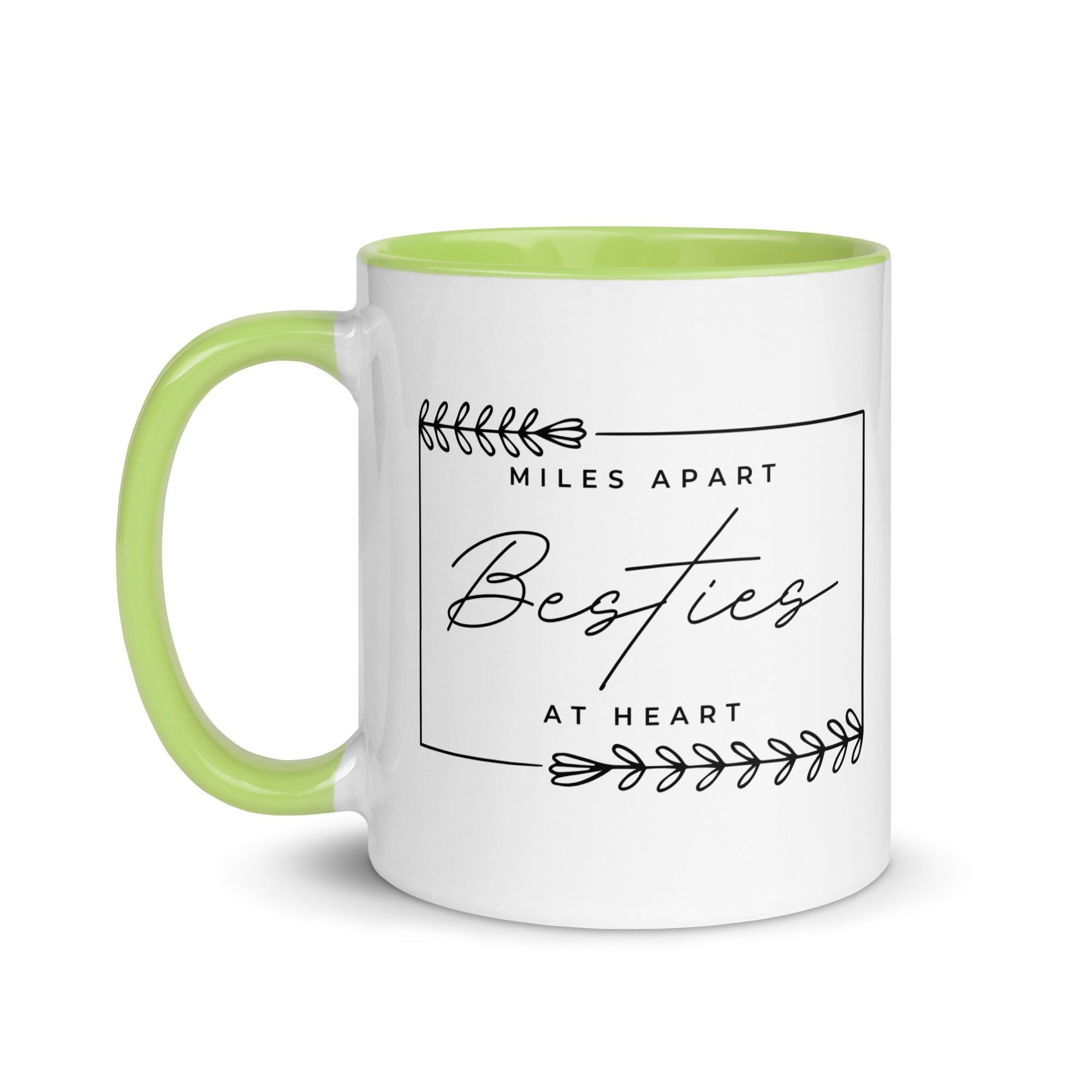Miles Apart But Besties at Heart Mug - Che Cose Belle