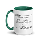 Miles Apart But Besties at Heart Mug - Che Cose Belle