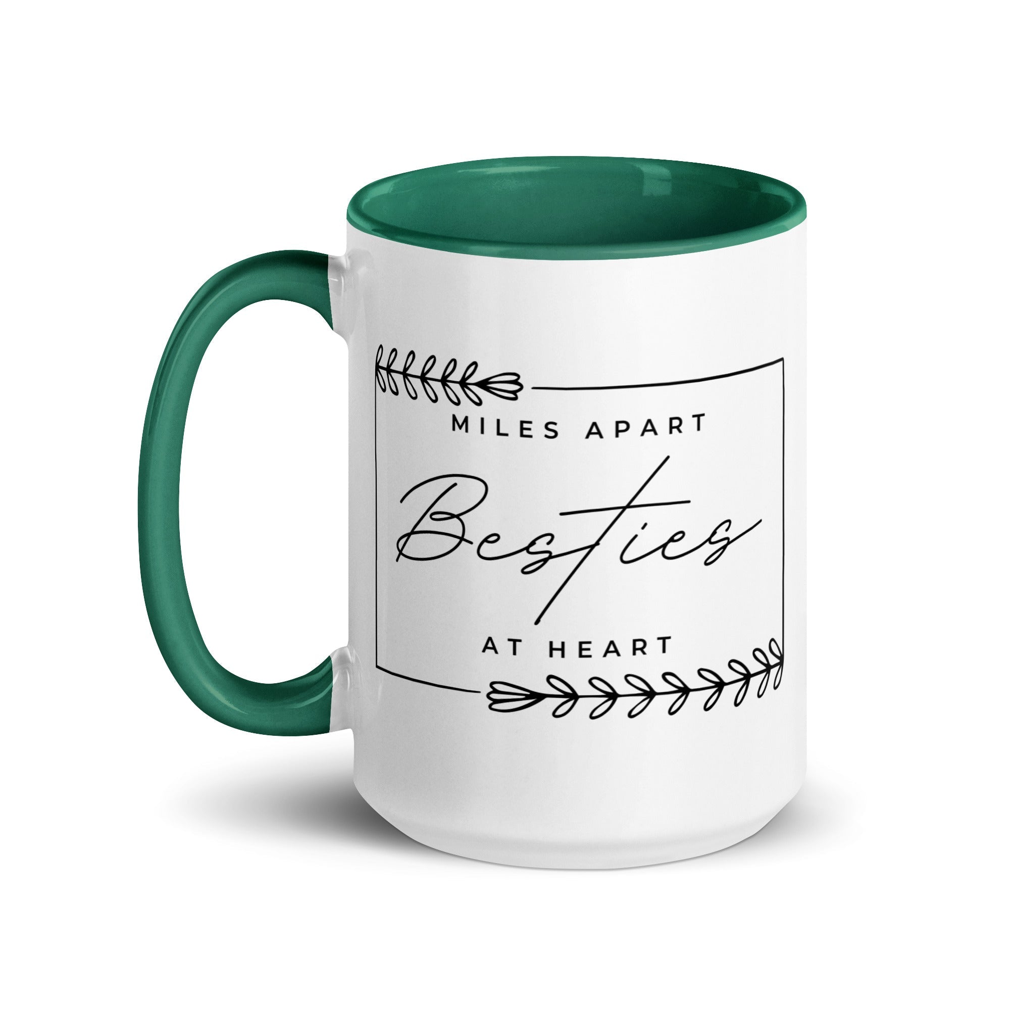 Miles Apart But Besties at Heart Mug - Che Cose Belle