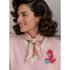Mimi Loves Christmas Brooch by Miss Fluff x Lipstick & Chrome - Che Cose Belle