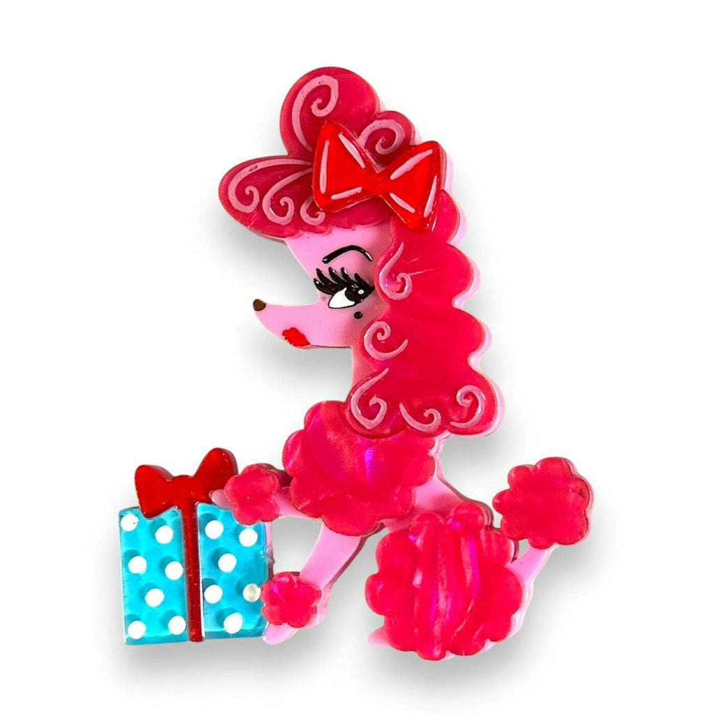 Mimi Loves Christmas Brooch by Miss Fluff x Lipstick & Chrome - Che Cose Belle