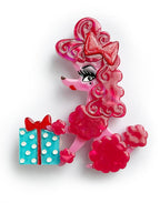 Mimi Loves Christmas Brooch by Miss Fluff x Lipstick & Chrome - Che Cose Belle