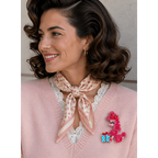 Mimi Loves Christmas Brooch by Miss Fluff x Lipstick & Chrome