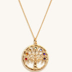 Mindful Alignment - Chakra Tree Of Life Charm Necklace - Che Cose Belle