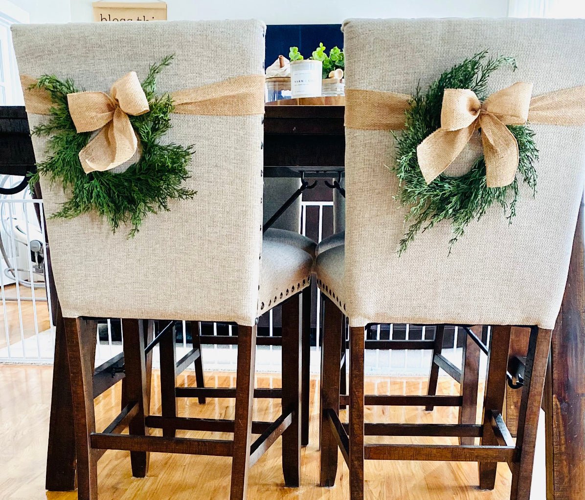 Mini Christmas Cabinet Wreath - Che Cose Belle
