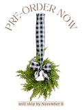 Mini Christmas Cabinet Wreath - Che Cose Belle