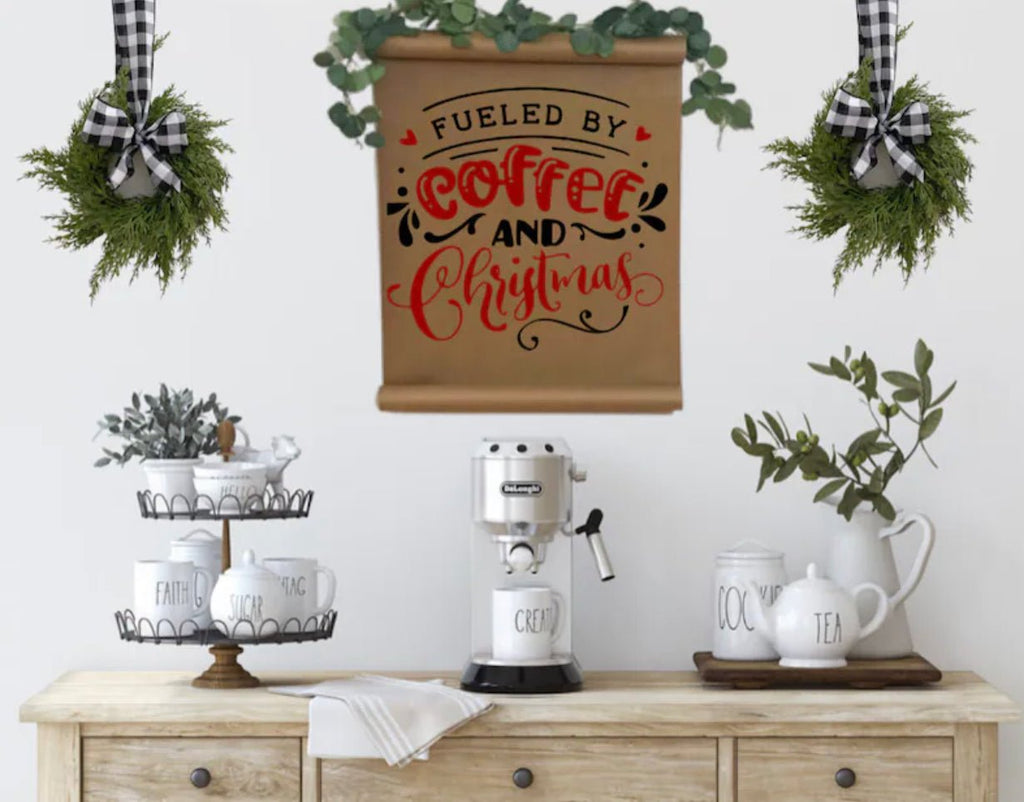 Mini Christmas Cabinet Wreath - Che Cose Belle