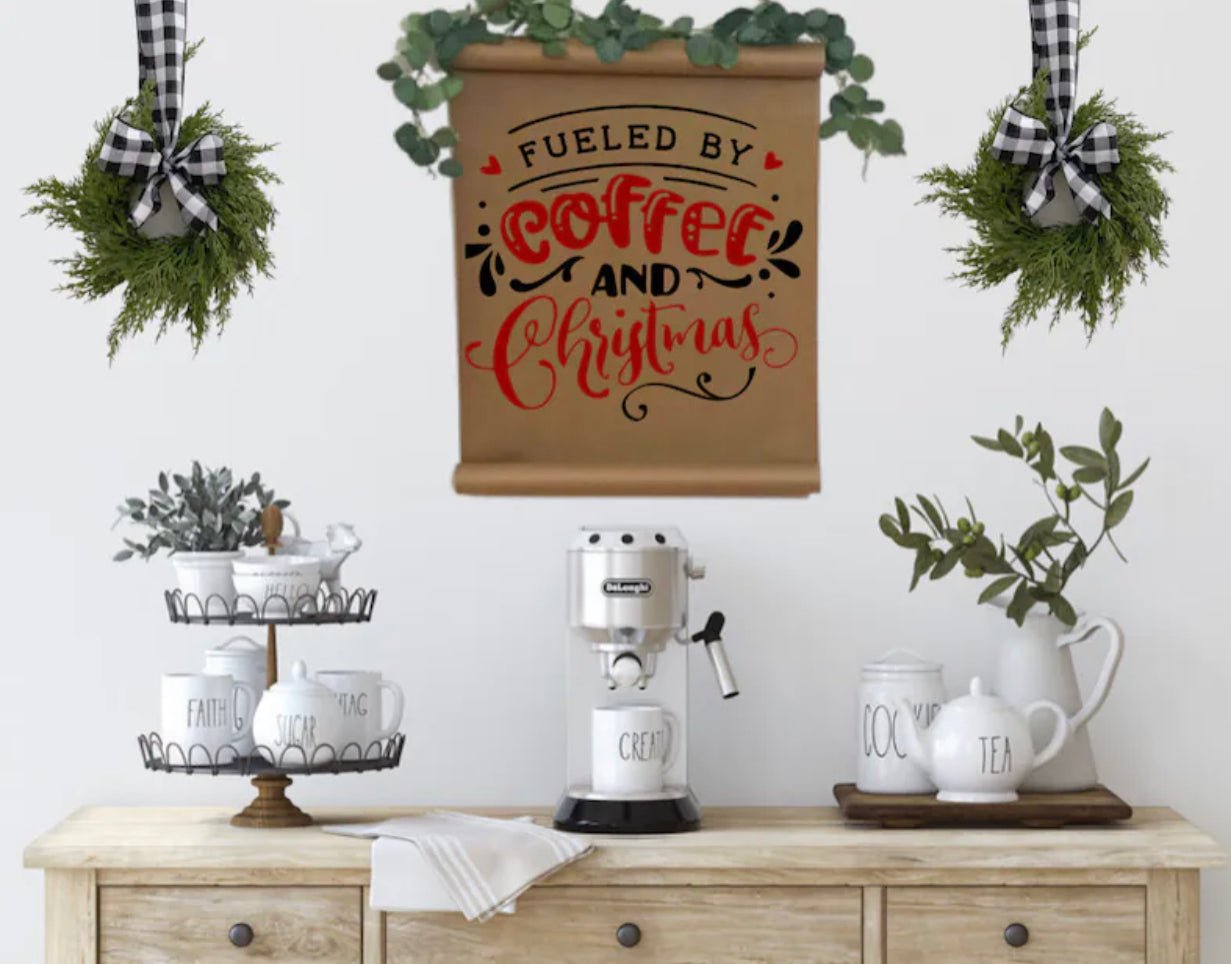 Mini Christmas Cabinet Wreath - Che Cose Belle