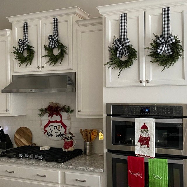 Mini Christmas Cabinet Wreath - Che Cose Belle