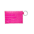 Keychain Wallet — Pink Leather Envelope Wallet