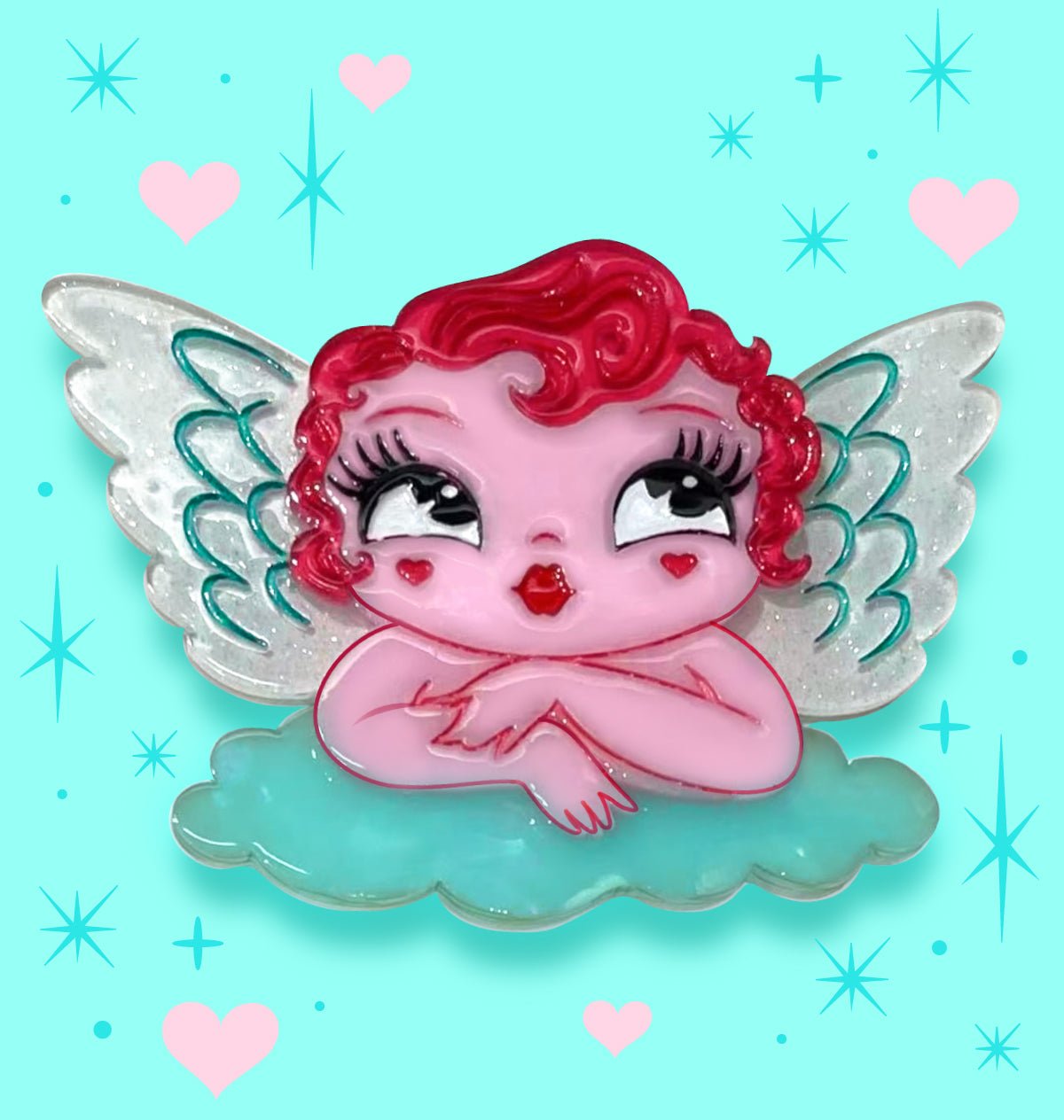 Mini Matchmaker Brooch by Miss Fluff x Lipstick & Chrome - Che Cose Belle