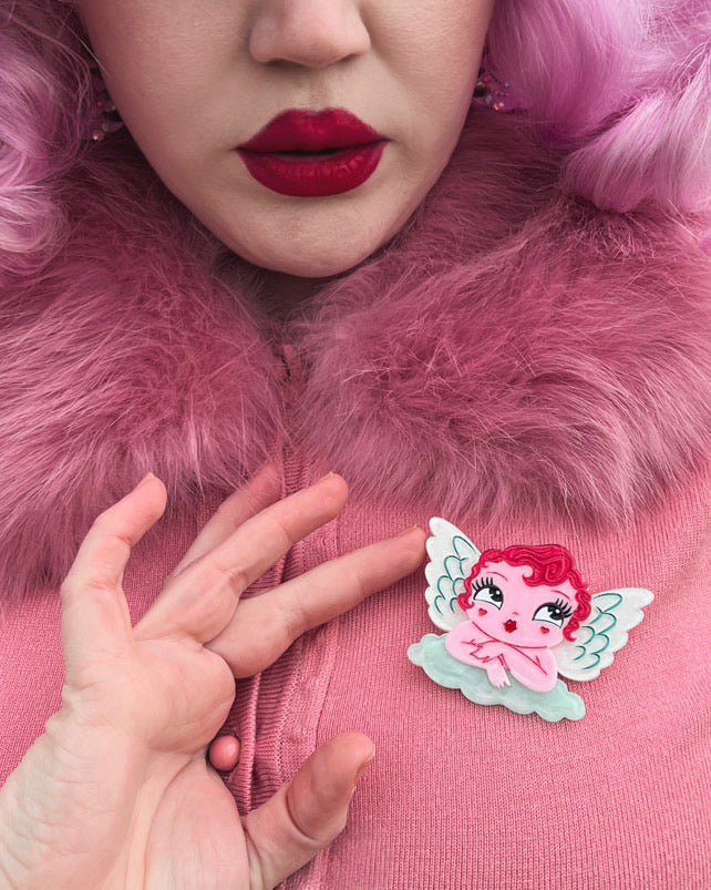 Mini Matchmaker Brooch by Miss Fluff x Lipstick & Chrome - Che Cose Belle