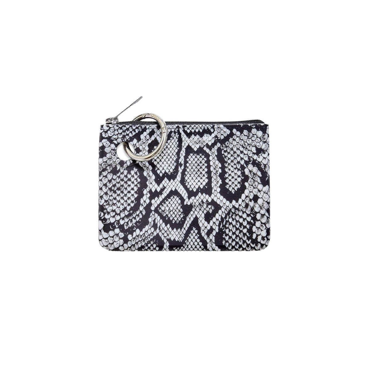 Mini Pouch — Tuxedo Snakeskin Silicone - Che Cose Belle