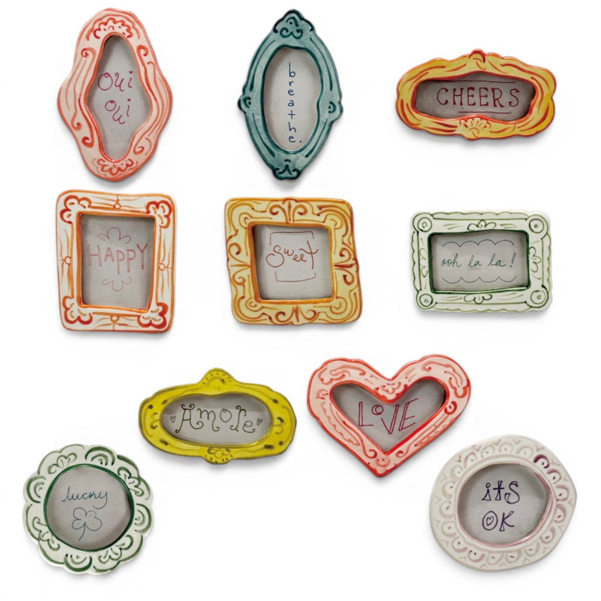 Mini Photo Frame Magnet with Saying