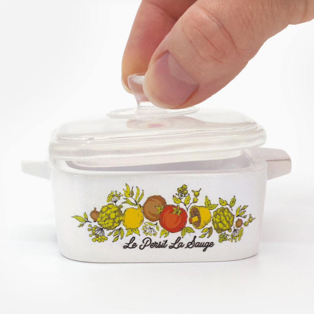 Mini Spice of Life Trinket Box – Corning Ware–Inspired Casserole - Che Cose Belle
