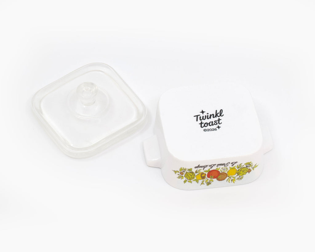 Mini Spice of Life Trinket Box – Corning Ware–Inspired Casserole - Che Cose Belle