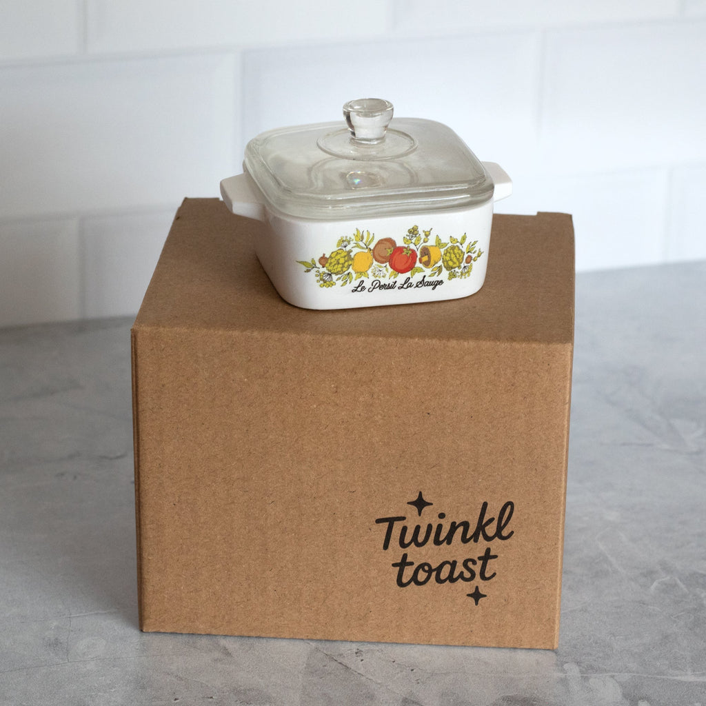 Mini Spice of Life Trinket Box – Corning Ware–Inspired Casserole - Che Cose Belle