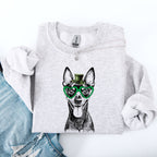 Miniature Pinscher, Min Pin, Adorable Dog, St Patrick's Day, Lucky, Irish Sweatshirt - Che Cose Belle