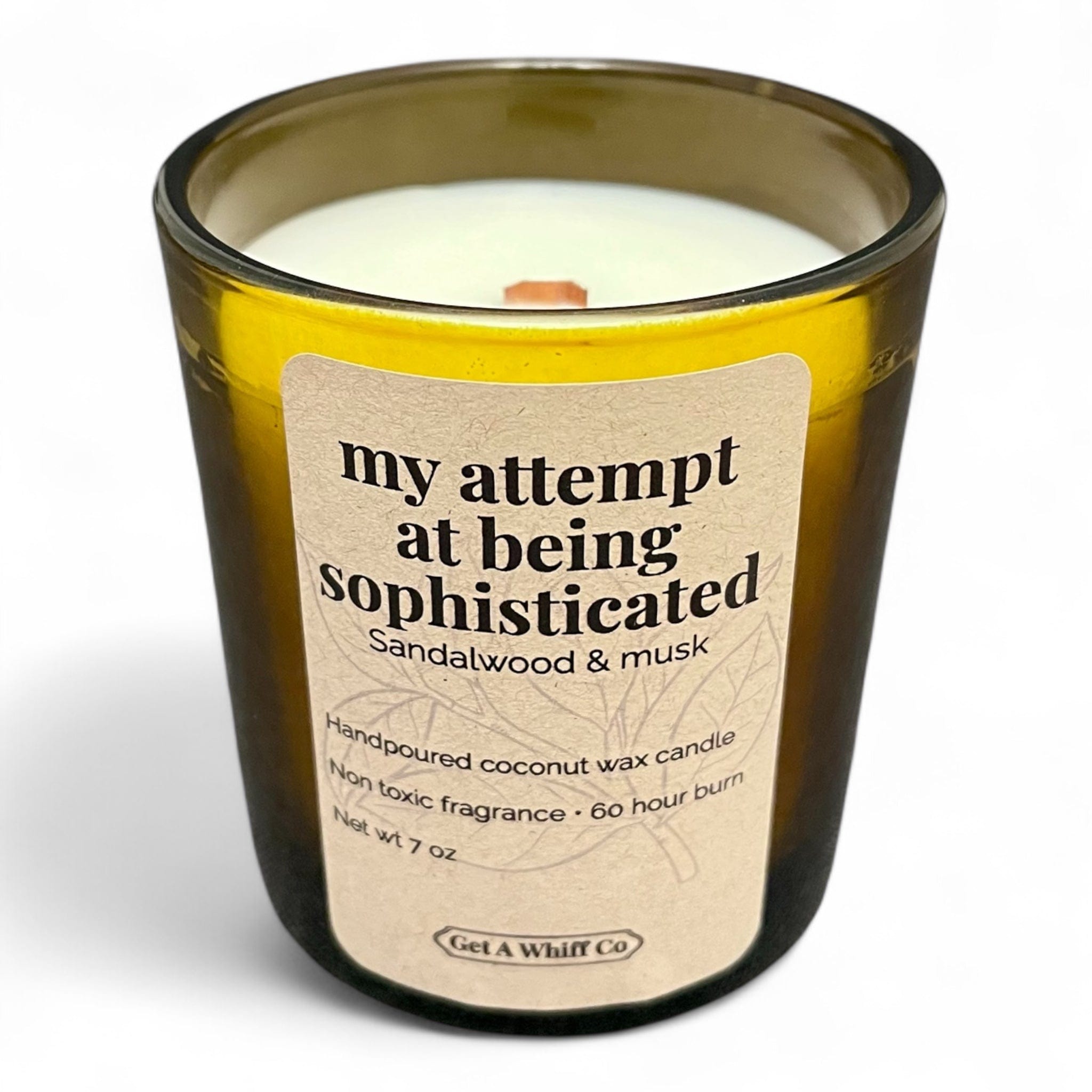 Minimalist Amber Candles — Choose Your Scent - Che Cose Belle