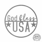Minimalist Summer Greetings - Patriotic or Summer Metal Sign for Front Door Wreath - Che Cose Belle