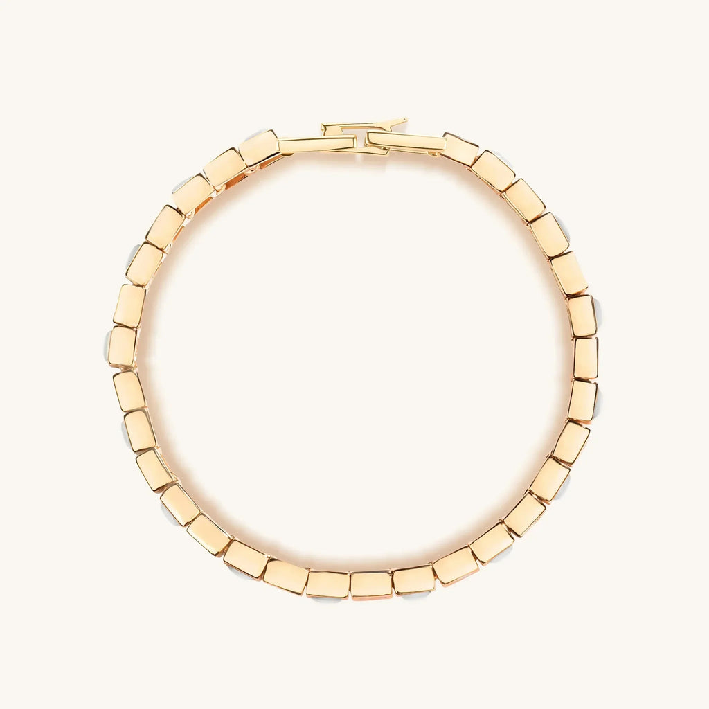 Miraculous Protection Multi Charm Mother of Pearl Bracelet - Che Cose Belle
