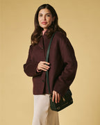 Mirella (green) - Italian calf leather women's crossbody bag (with shoulder strap) - Che Cose Belle