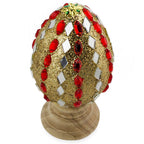 Mirrors and Jewels Wooden Easter Egg - Che Cose Belle