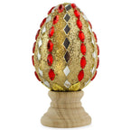 Mirrors and Jewels Wooden Easter Egg - Che Cose Belle