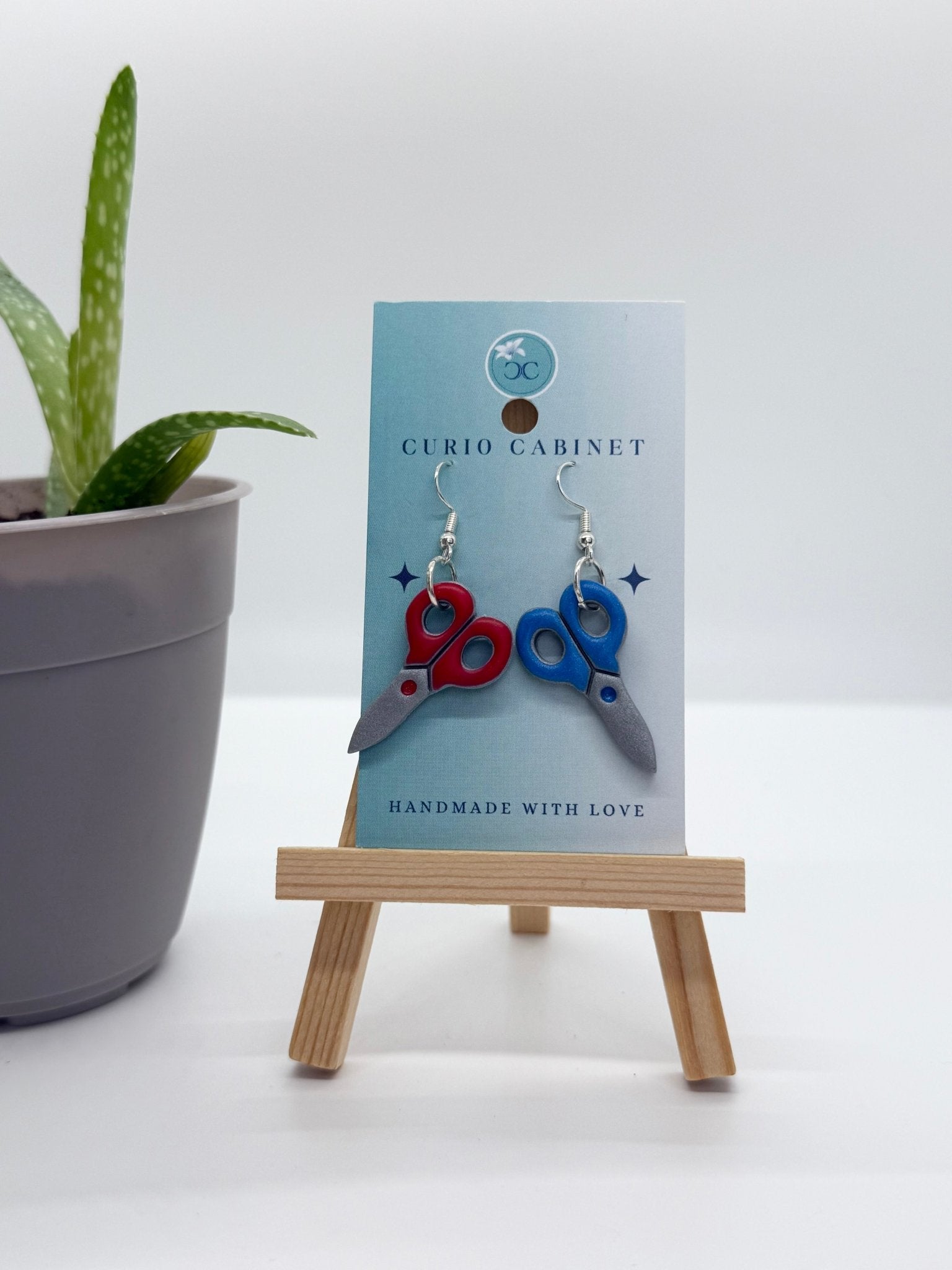 Mismatched Scissors - Polymer Clay Earrings - Che Cose Belle